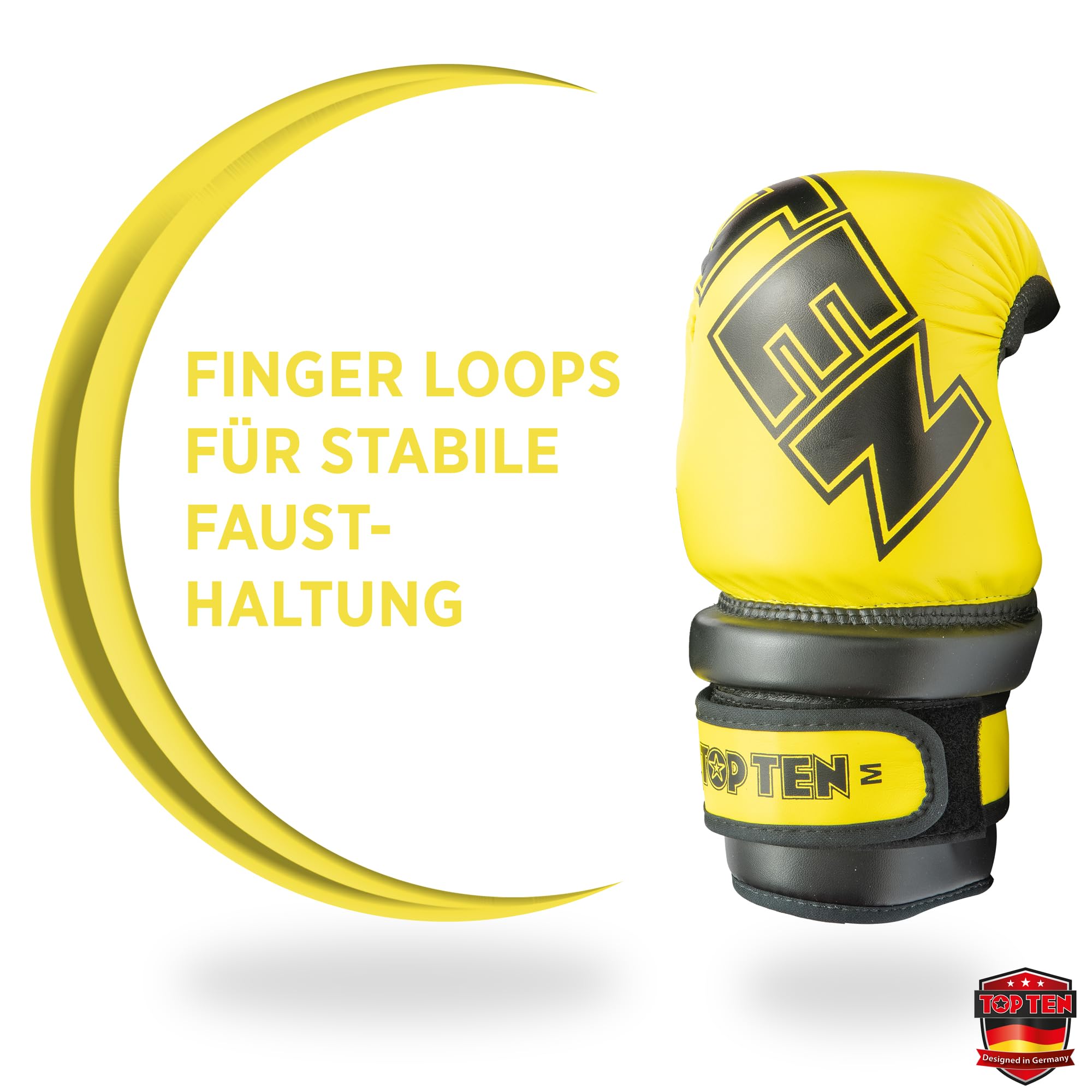 TOP TEN Pointfighter Glossy Block | Kickbox-Handschuhe | WAKO Approved | Original TOP TEN