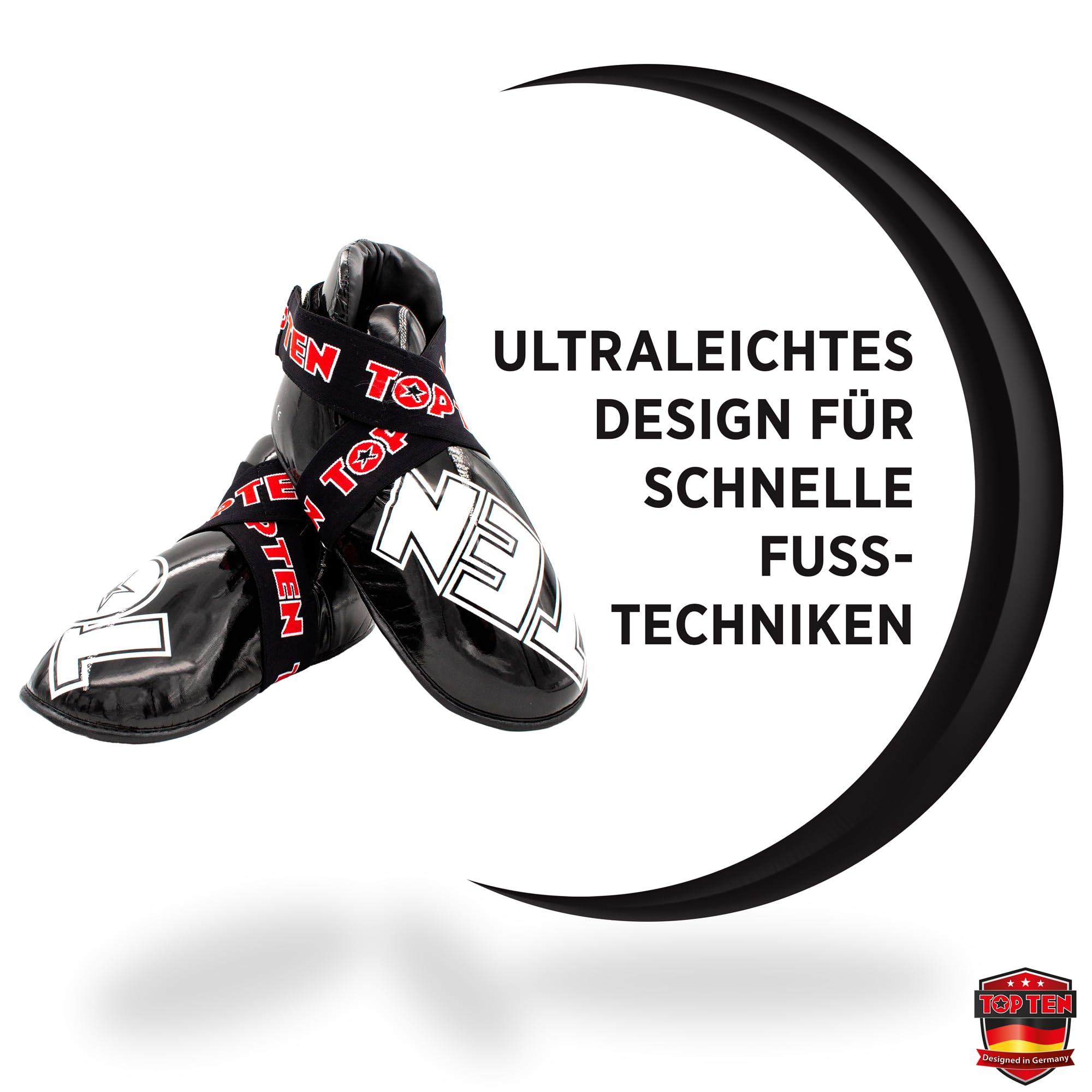 TOP TEN Fußschutz „Superlight“ für den Wettkampf