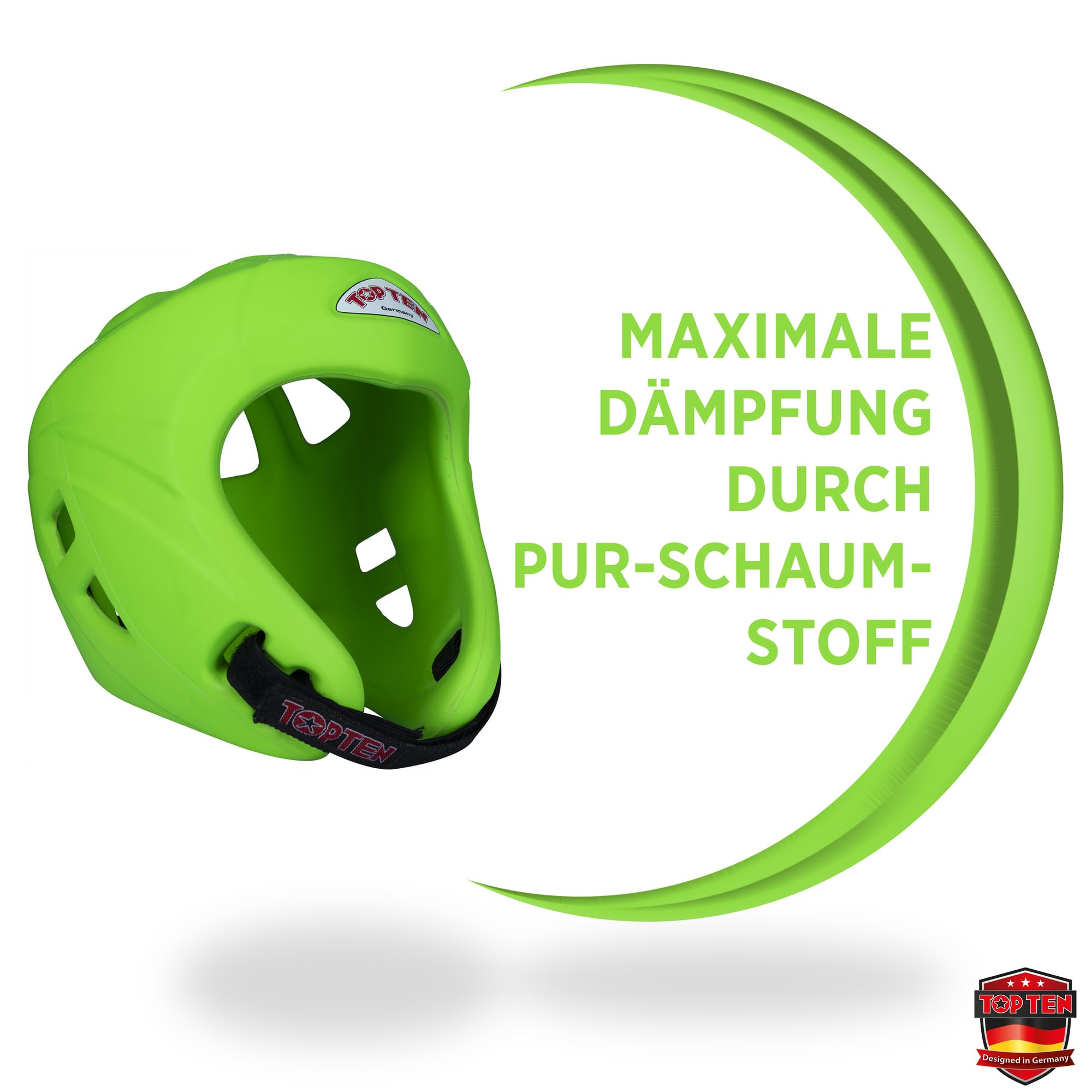TOP TEN Kopfschutz Avantgarde |WAKO Approved | ITF Approved | Kickboxen | TKD