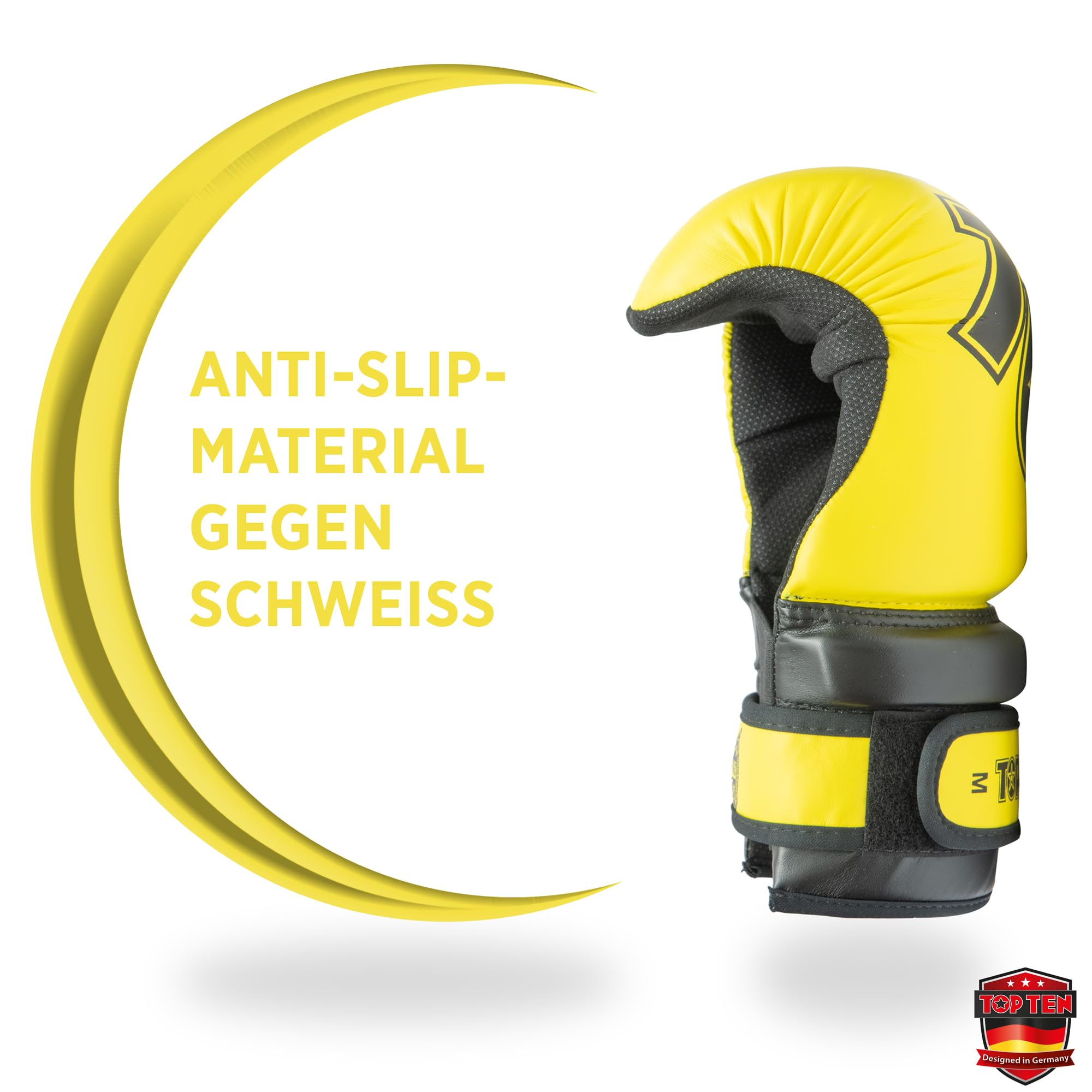TOP TEN Pointfighter Glossy Block | Kickbox-Handschuhe | WAKO Approved | Original TOP TEN