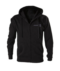 Zip Hoody black with KWON logo