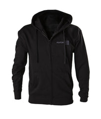 Zip Hoody black with KWON logo