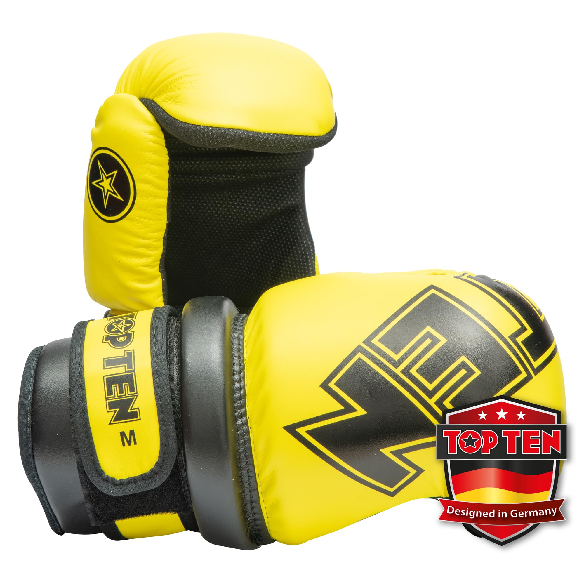 TOP TEN Pointfighter Glossy Block | Kickbox-Handschuhe | WAKO Approved | Original TOP TEN