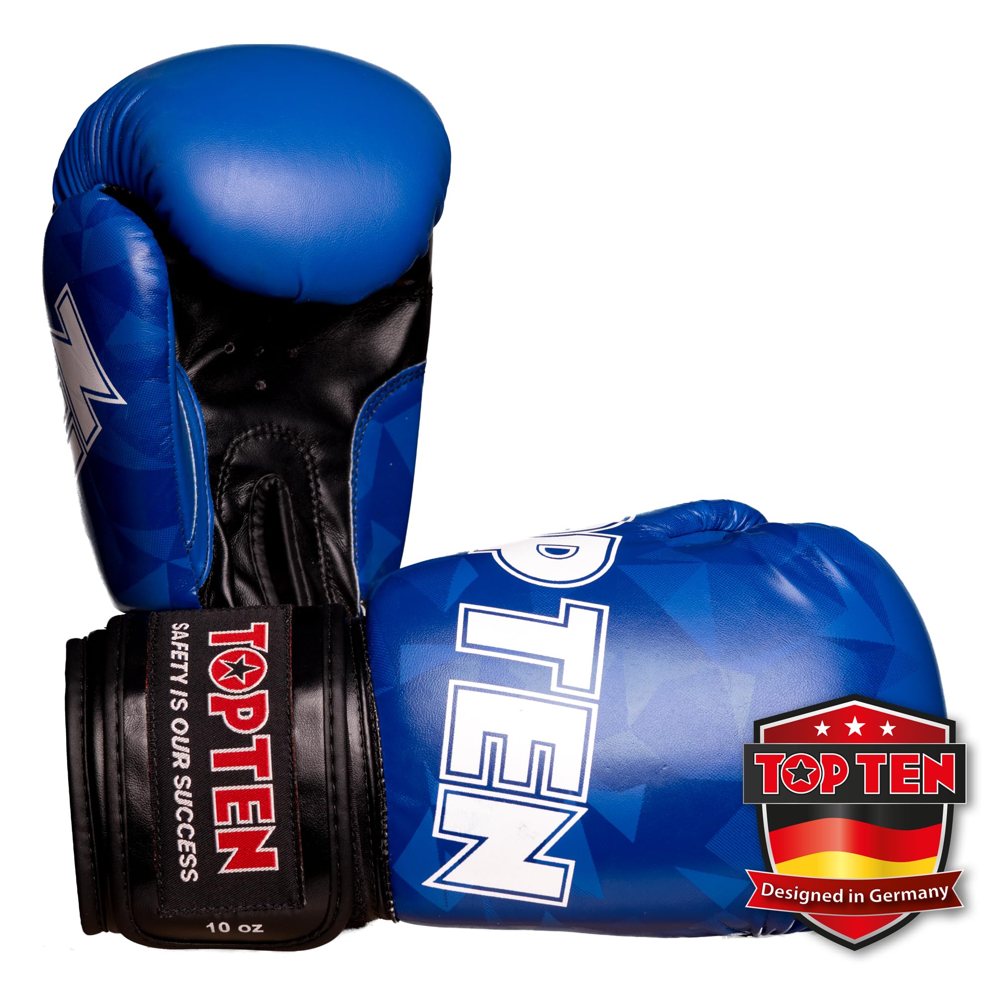 TOP TEN Boxhandschuhe Männer & Frauen Prism – Professionelle Box Handschuhe Herren mit dämpfendem PPS-Foam Padding für maximalen Schutz & Dämpfung – Premium Ausrüstung für Boxen 8oz, 10oz, 12oz