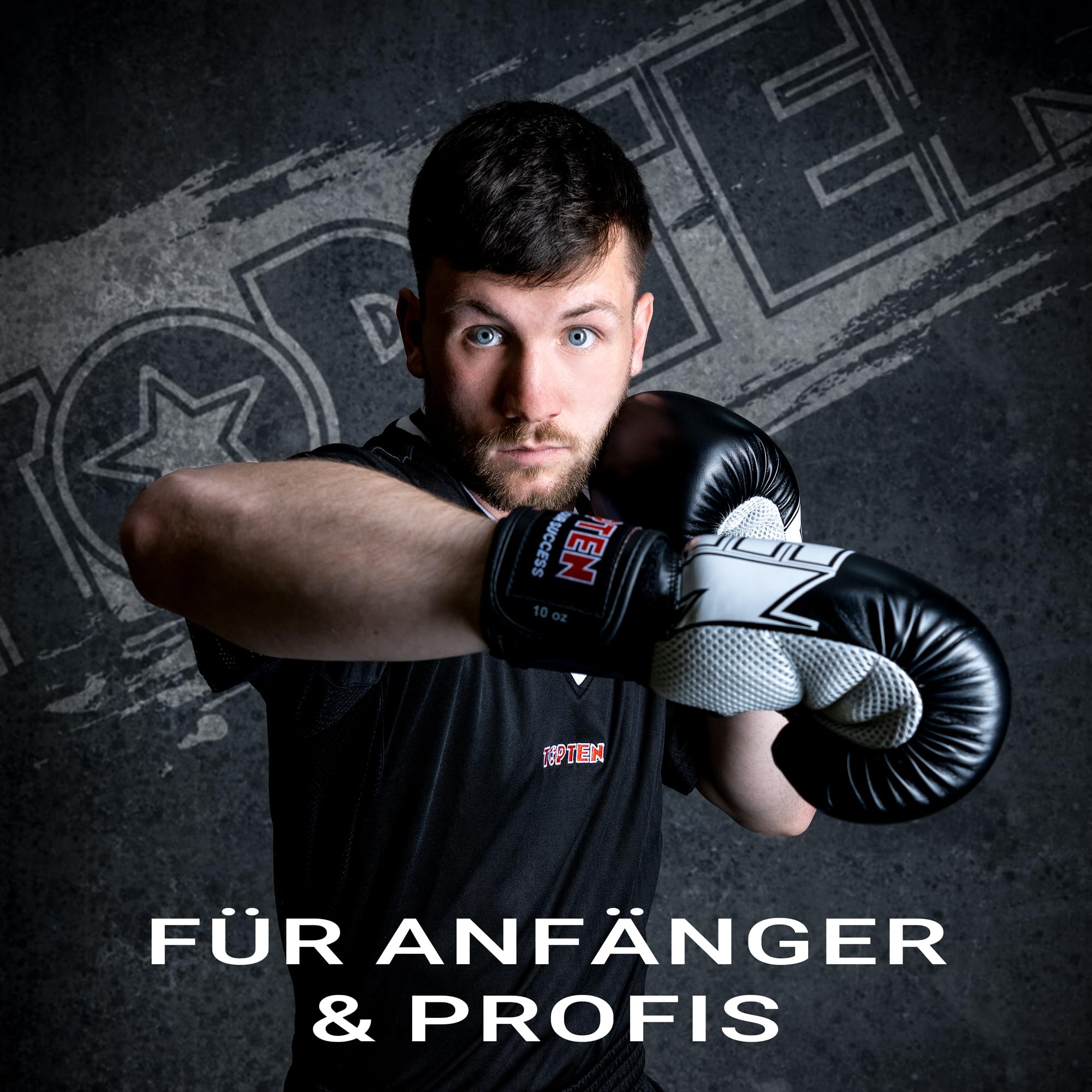 TOP TEN Boxhandschuhe NK3 | Trainingshandschuhe zum Boxen | Sparring Gloves | 10 oz