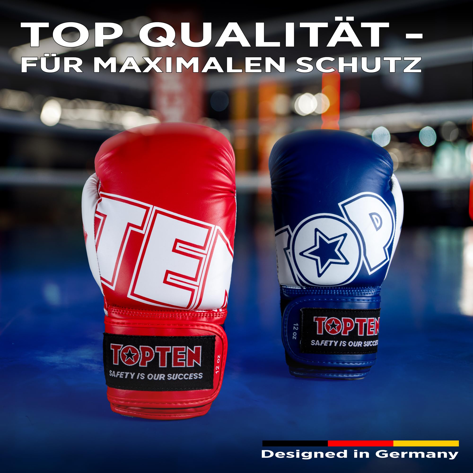 TOP TEN Boxhandschuhe NK3 | Trainingshandschuhe zum Boxen | Sparring Gloves | 10 oz