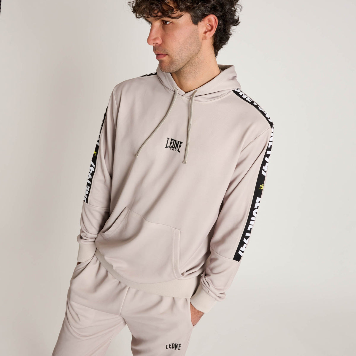 LIGHTWEIGHT STRIPE 47 HOODED SWEATSHIRT