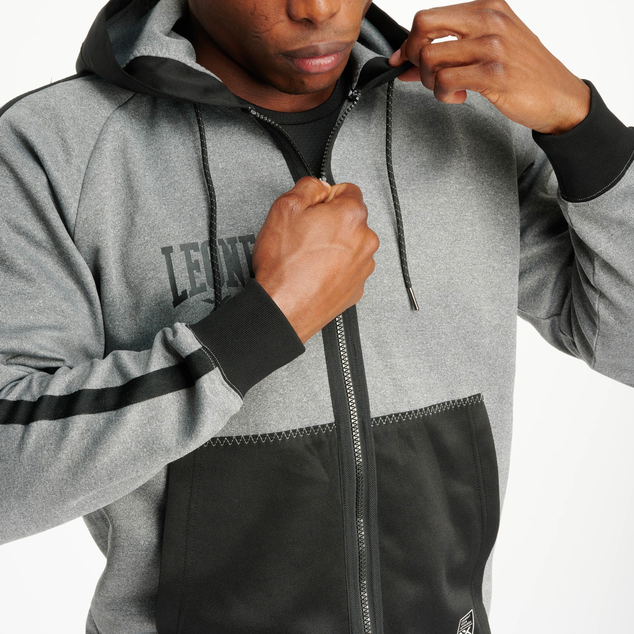 HOODED SWEATSHIRT MELANGE