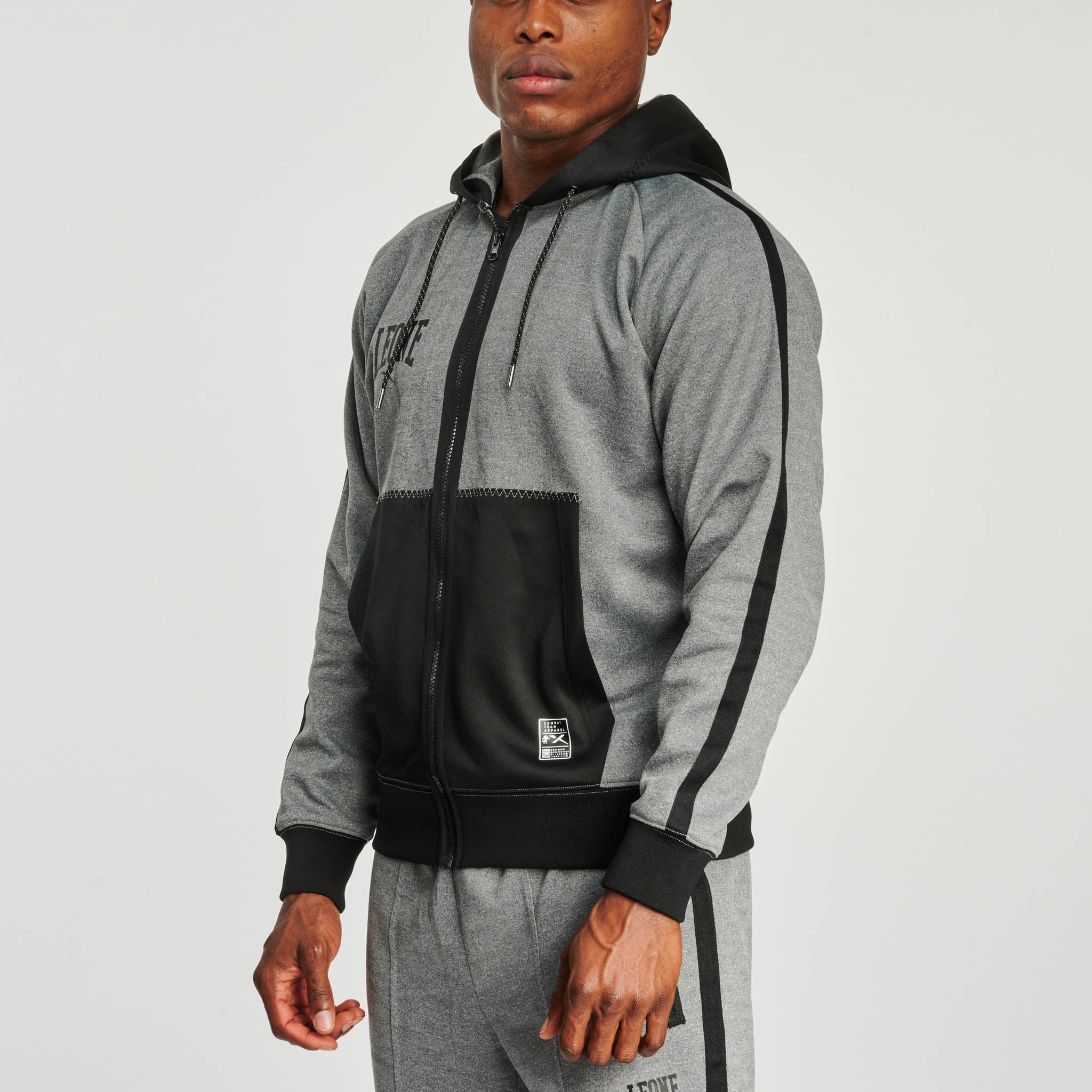 HOODED SWEATSHIRT MELANGE