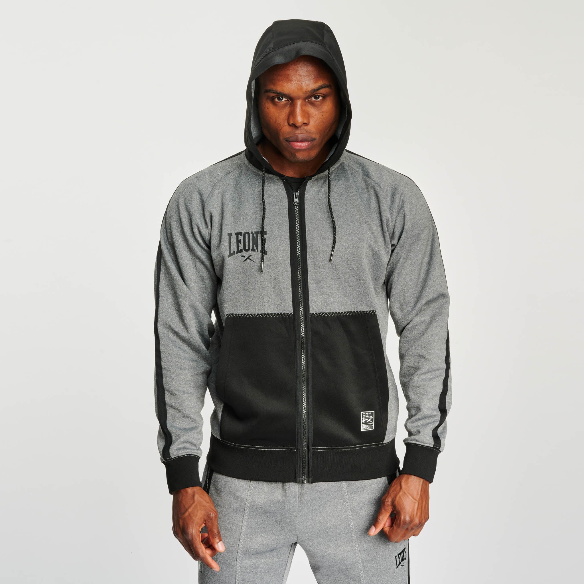 HOODED SWEATSHIRT MELANGE