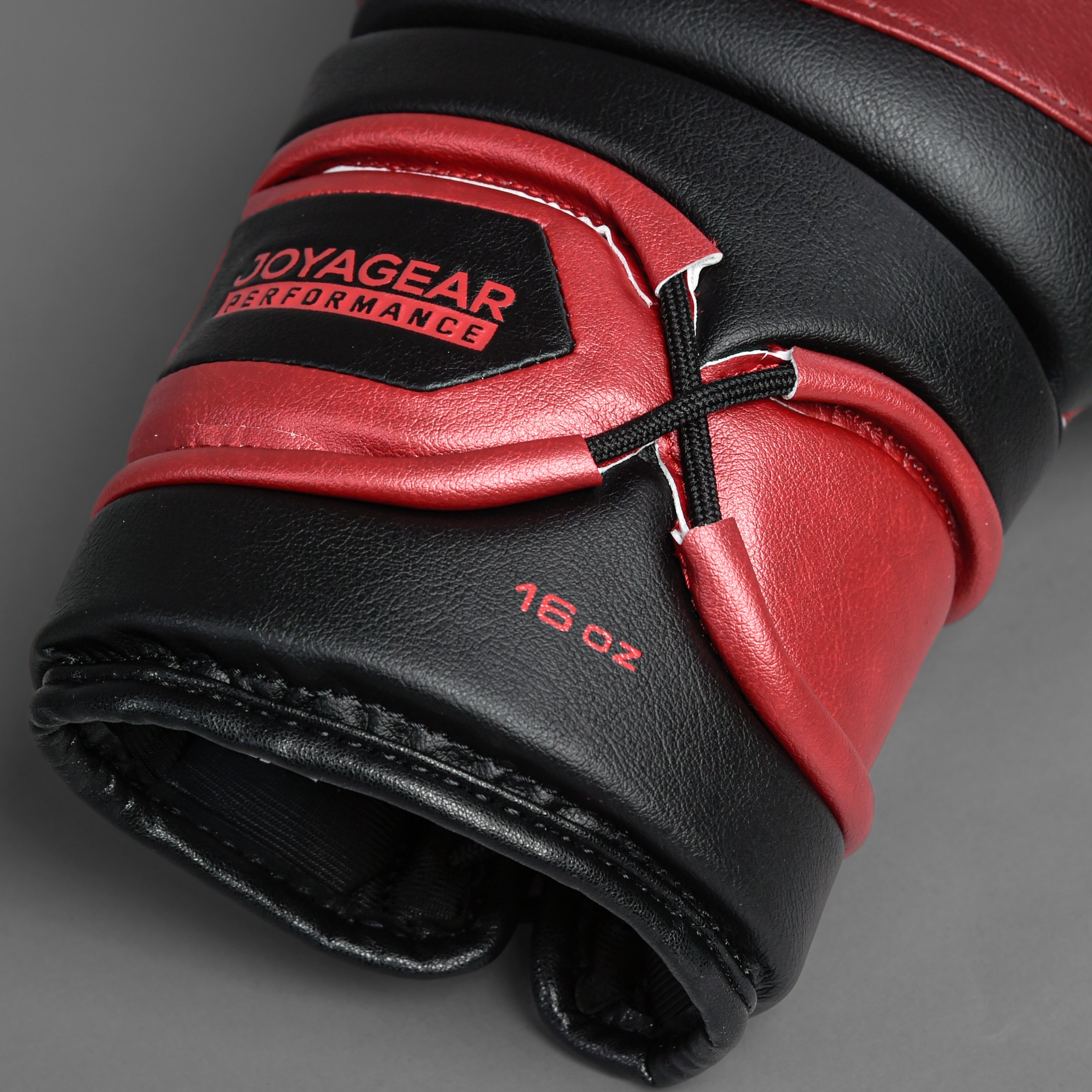 JOYAGEAR PERFORMANCE V2 LACES BOXING GLOVES Red/Black
