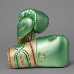 JOYAGEAR PERFORMANCE V2 LACES BOXING GLOVES Green/Gold