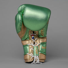 JOYAGEAR PERFORMANCE V2 LACES BOXING GLOVES Green/Gold