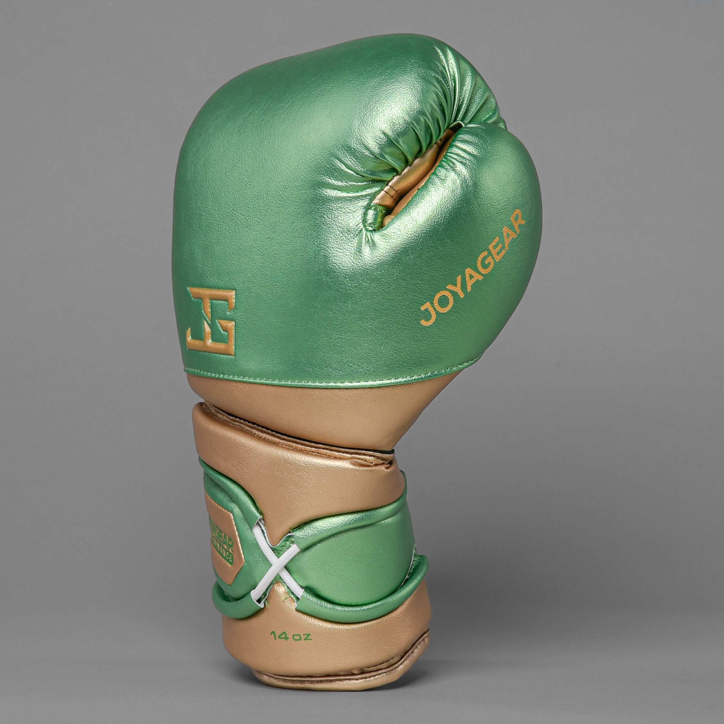 JOYAGEAR PERFORMANCE V2 LACES BOXING GLOVES Green/Gold