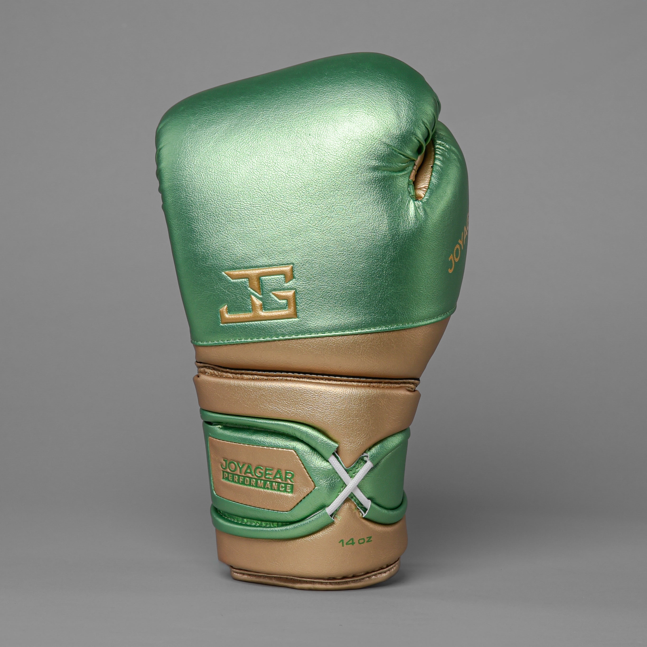 JOYAGEAR PERFORMANCE V2 LACES BOXING GLOVES Green/Gold