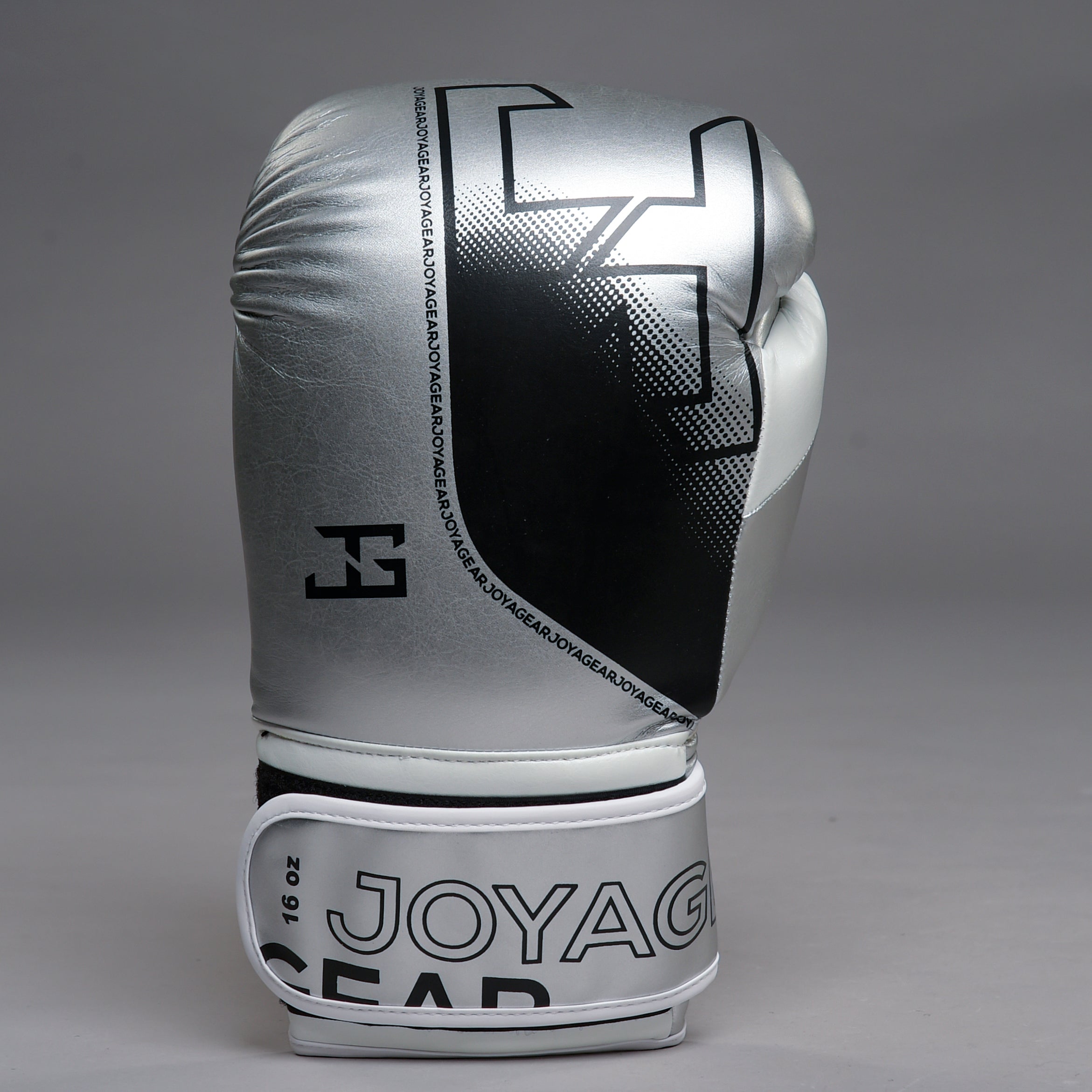 The Joyagear "Evolution" Boxing Gloves - Silver-White