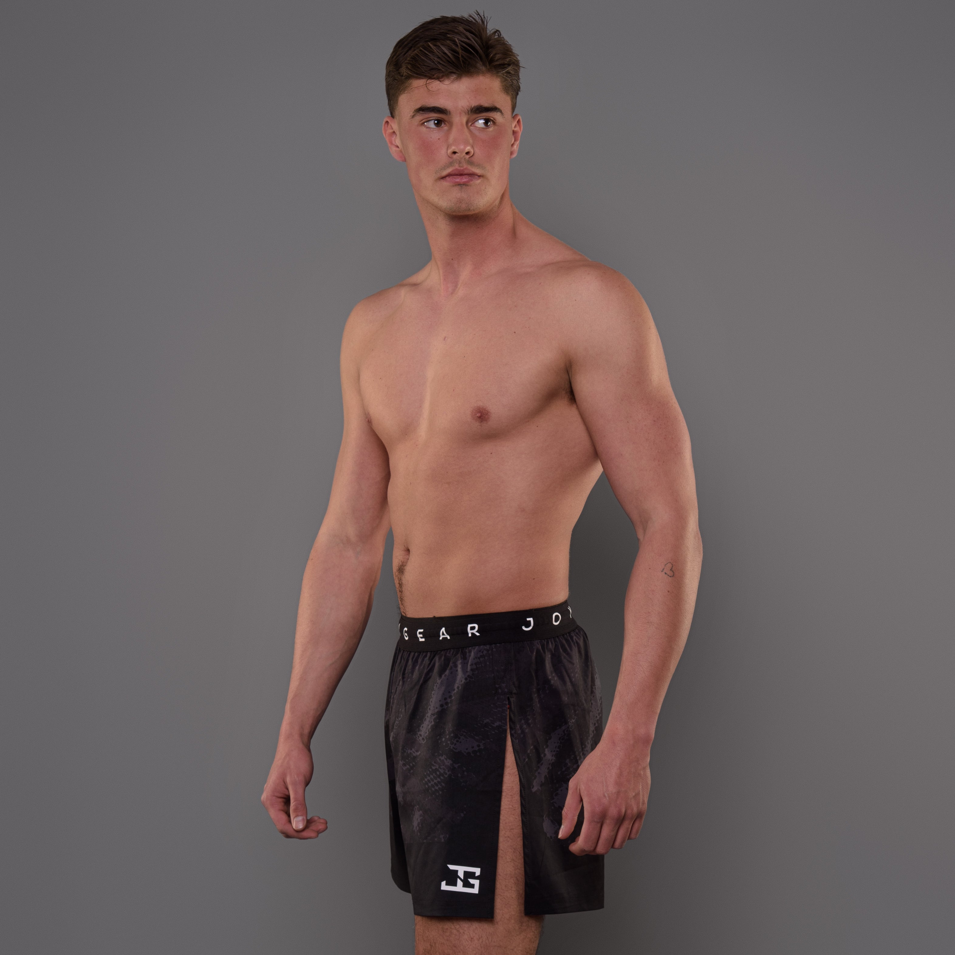 Joyagear Elite High Split MMA Short Black