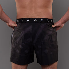 Joyagear Elite High Split MMA Short Black