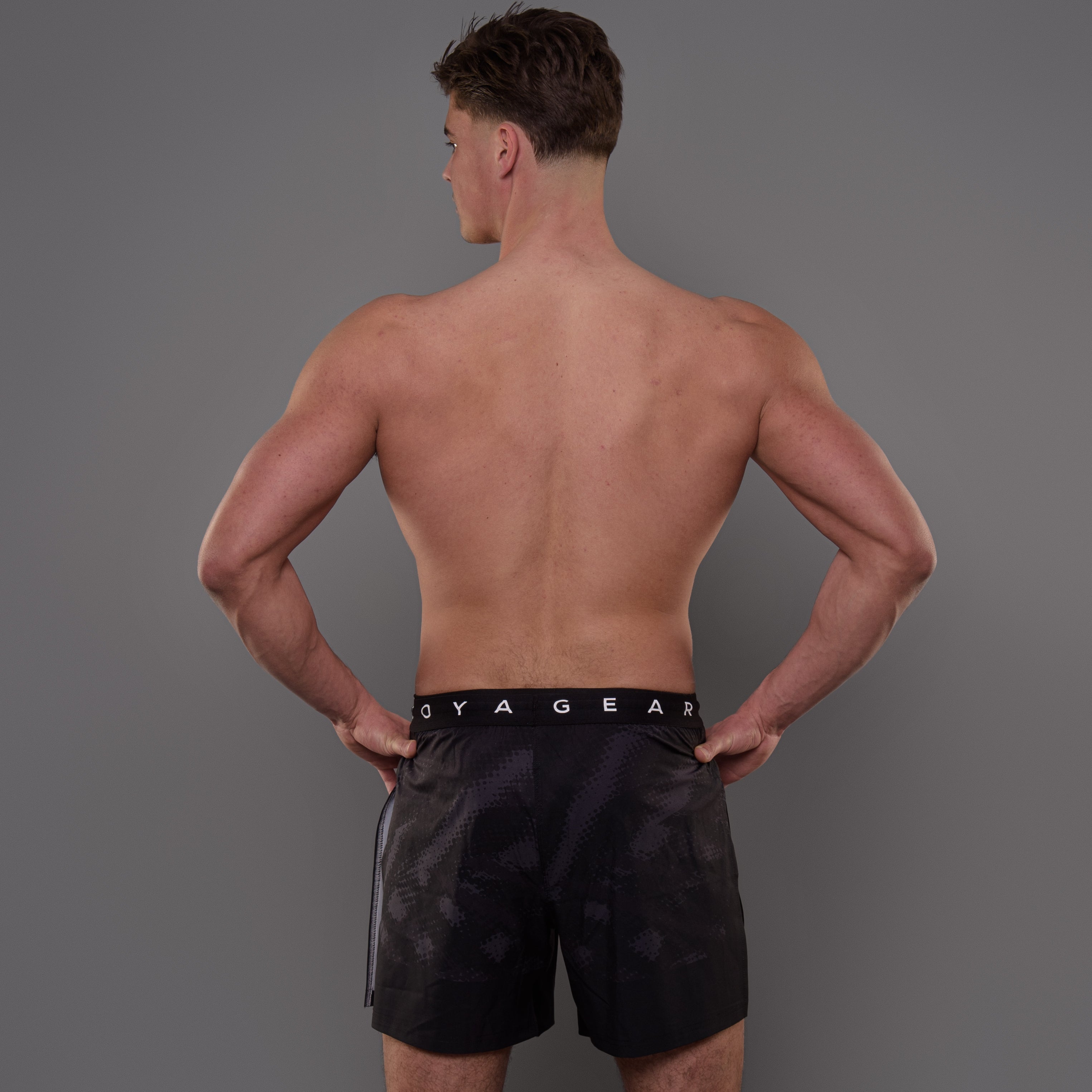 Joyagear Elite High Split MMA Short Black