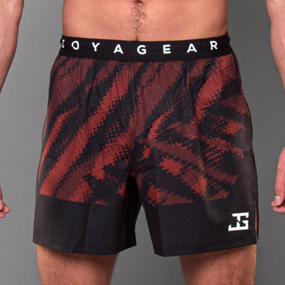 Joyagear Elite High Split MMA Short Red