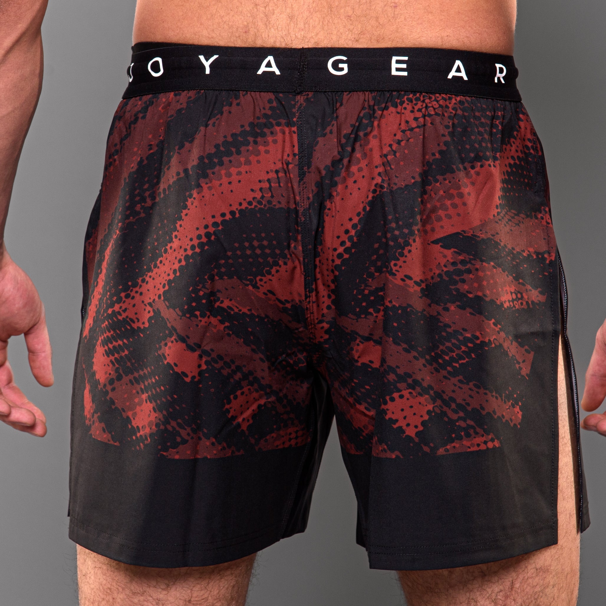 Joyagear Elite High Split MMA Short Red