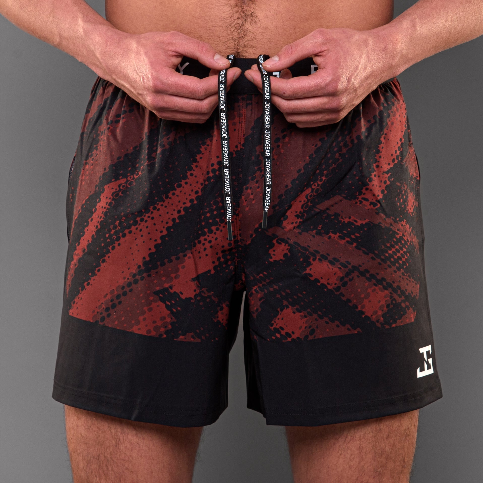Joyagear Elite High Split MMA Short Red