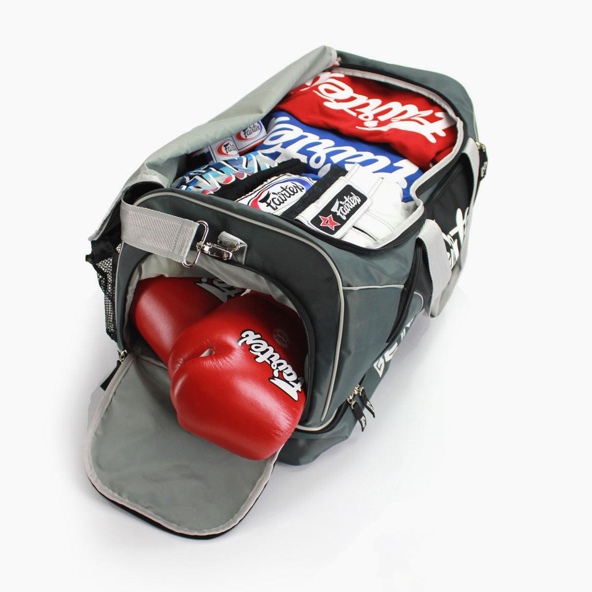 Gym Sporttasche Fairtex BAG2 Grau-Schwarz
