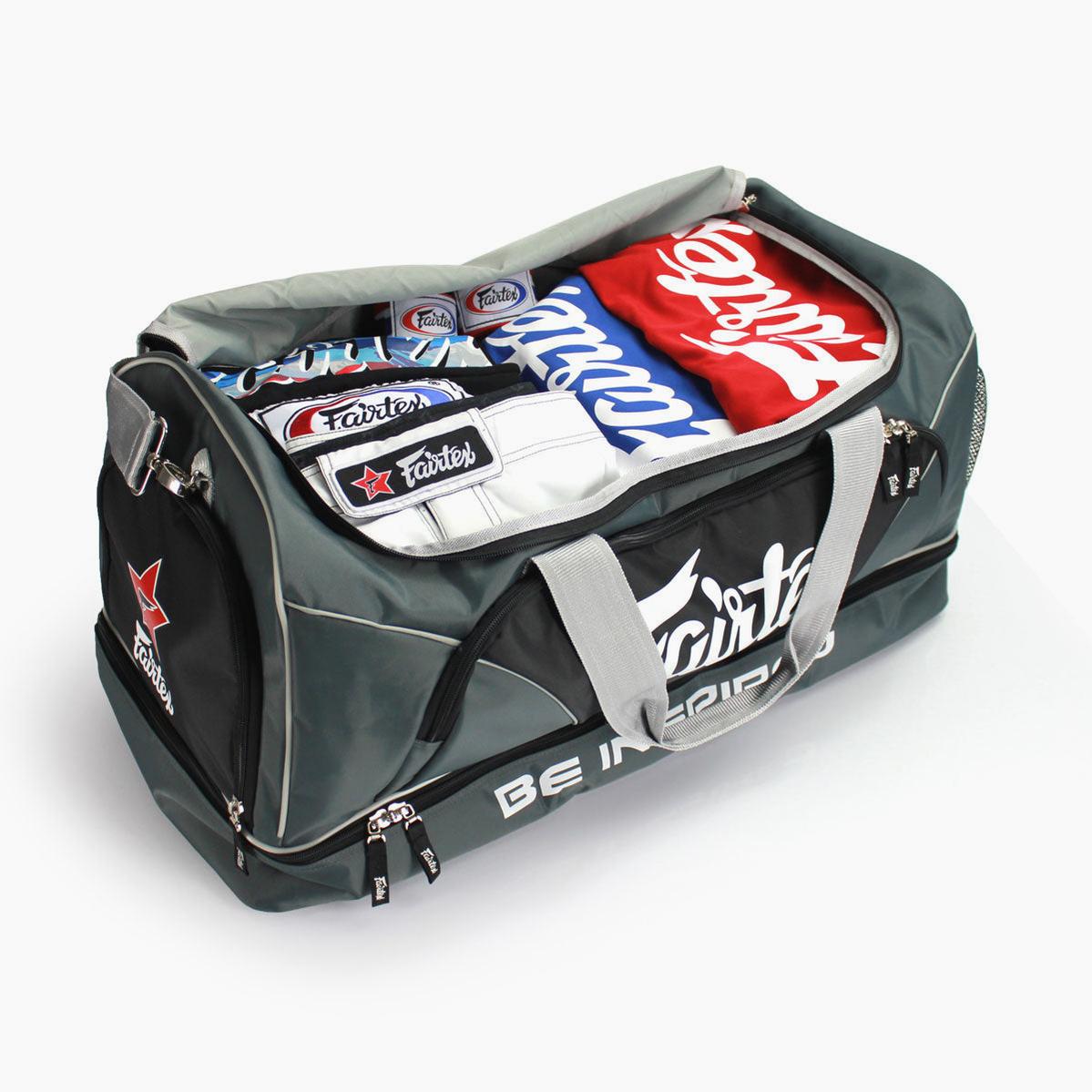Gym Sporttasche Fairtex BAG2 Grau-Schwarz