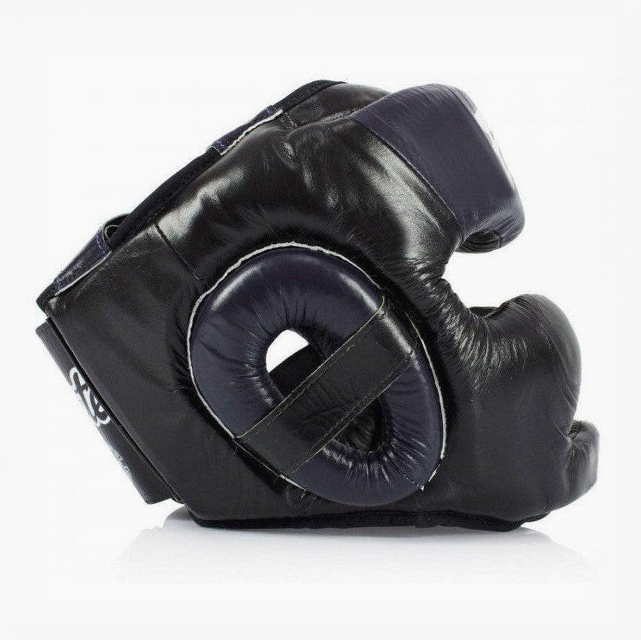 Kopfschutz Fairtex Diagonal Vision Sparring HG13 Schwarz-Blau