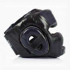 Kopfschutz Fairtex Diagonal Vision Sparring HG13 Schwarz-Blau