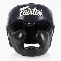 Kopfschutz Fairtex Diagonal Vision Sparring HG13 Schwarz-Blau
