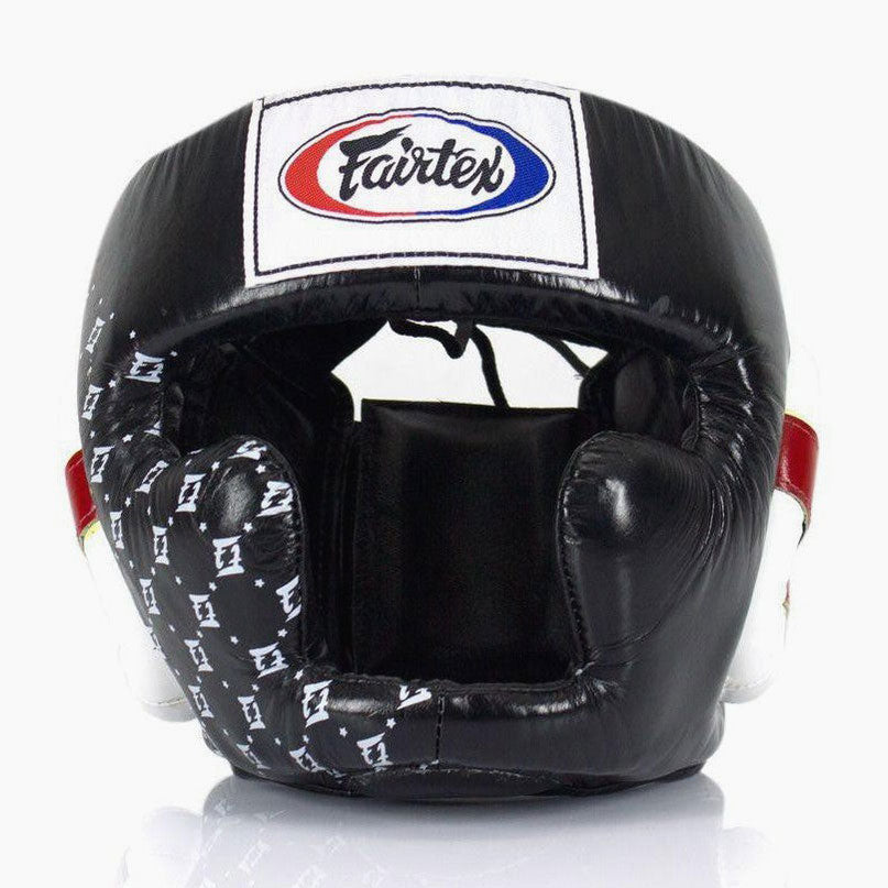 Kopfschutz Fairtex Super Sparring HG10 Schwarz