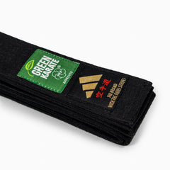 Gürtel Adidas Elite WKF Schwarz mit Kanji