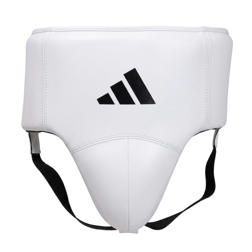 Tiefschutz Adidas Pro Boxen Weiß-Schwarz