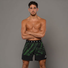 Joyagear Elite High Split MMA Short Green