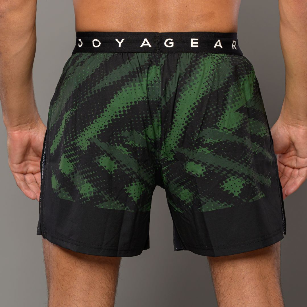 Joyagear Elite High Split MMA Short Green
