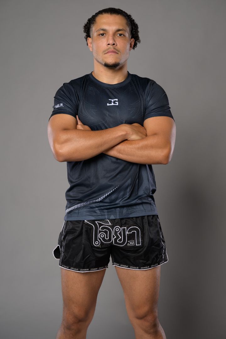 Joyagear Muay Thai Shirt Black/White