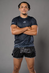 Joyagear Muay Thai Shirt Black/White