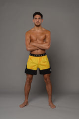 Joyagear Elite High Split MMA Short Yellow