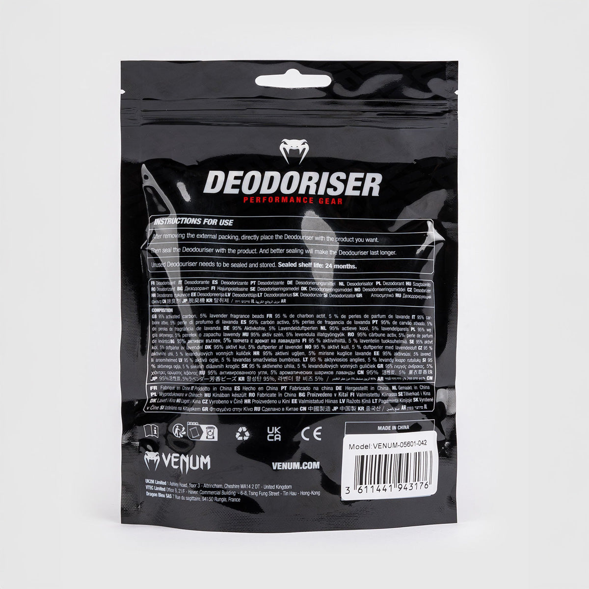 Deodorant Venum Kontact für Boxhandschuhe und Schuhe Lavendel