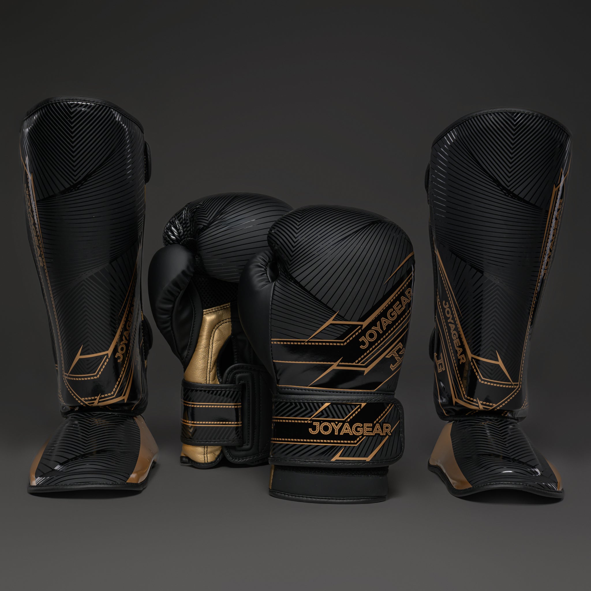 Joyagear Essential Pro Shinguards Black/Black