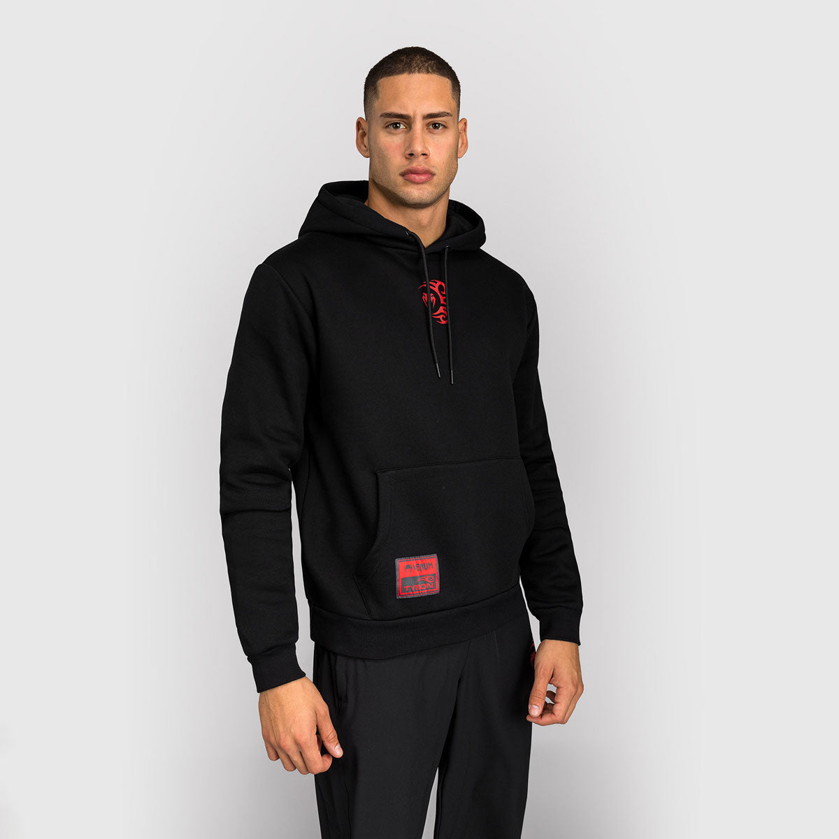 Sweatshirt Venum x Mike Tyson Tiger mit Kapuze Schwarz