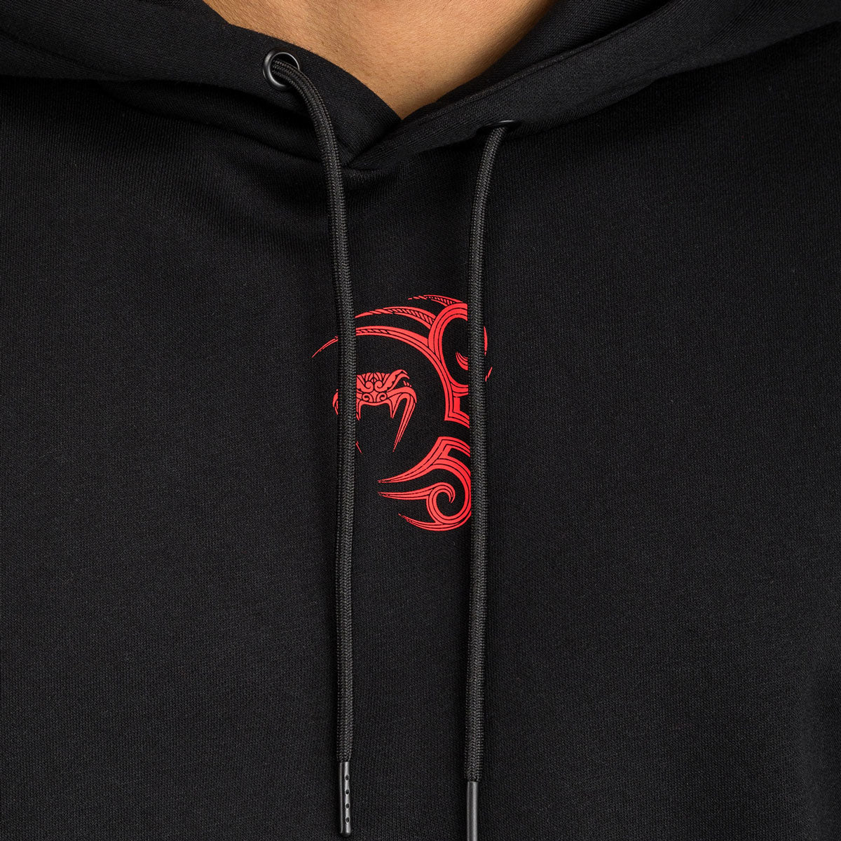 Sweatshirt Venum x Mike Tyson Tiger mit Kapuze Schwarz