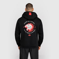 Sweatshirt Venum x Mike Tyson Tiger mit Kapuze Schwarz