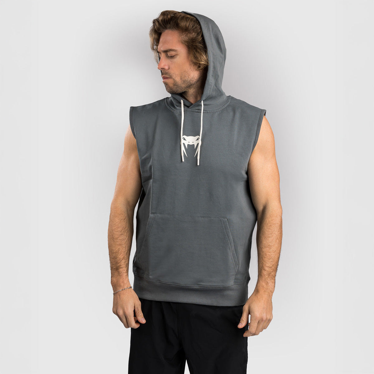 Ärmelloses Sweatshirt Venum Sparring mit grauer Kapuze