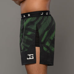 Joyagear Elite High Split MMA Short Green
