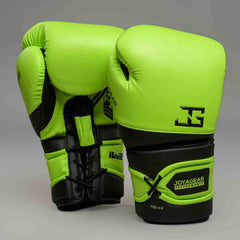 JOYAGEAR PERFORMANCE V2 LACES BOXING GLOVES Lime/Black