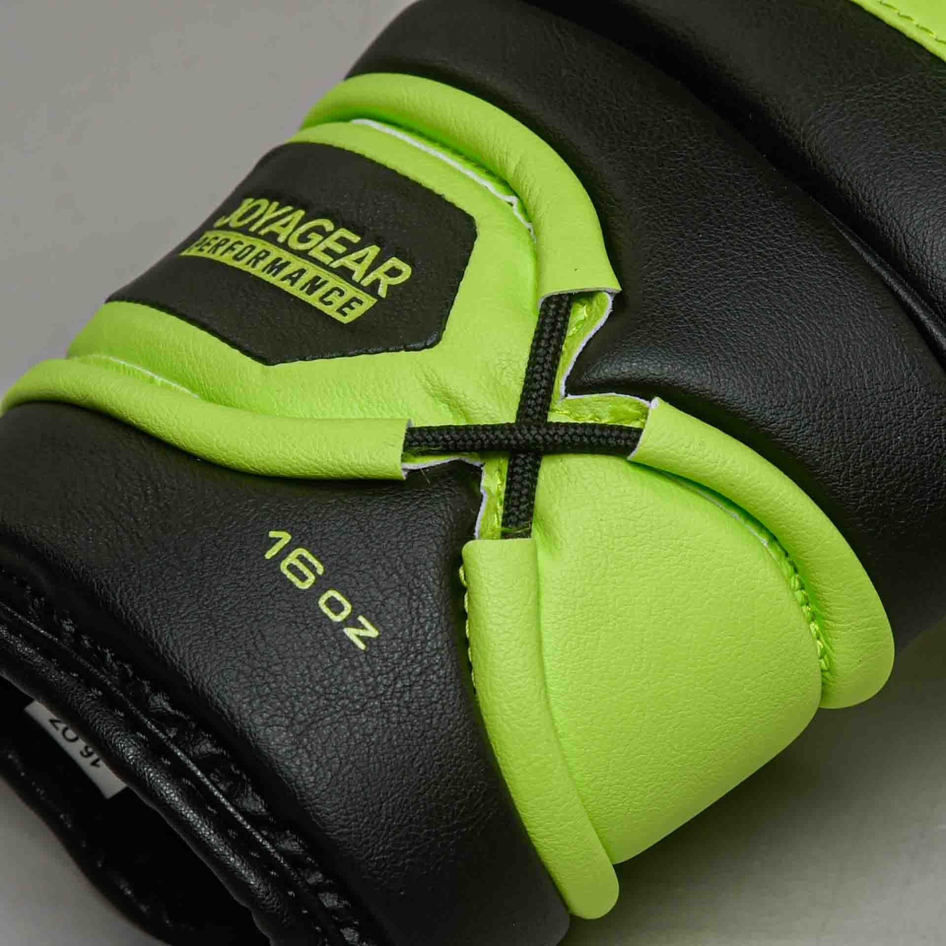 JOYAGEAR PERFORMANCE V2 LACES BOXING GLOVES Lime/Black