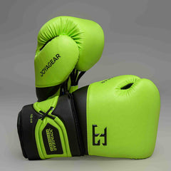 JOYAGEAR PERFORMANCE V2 LACES BOXING GLOVES Lime/Black