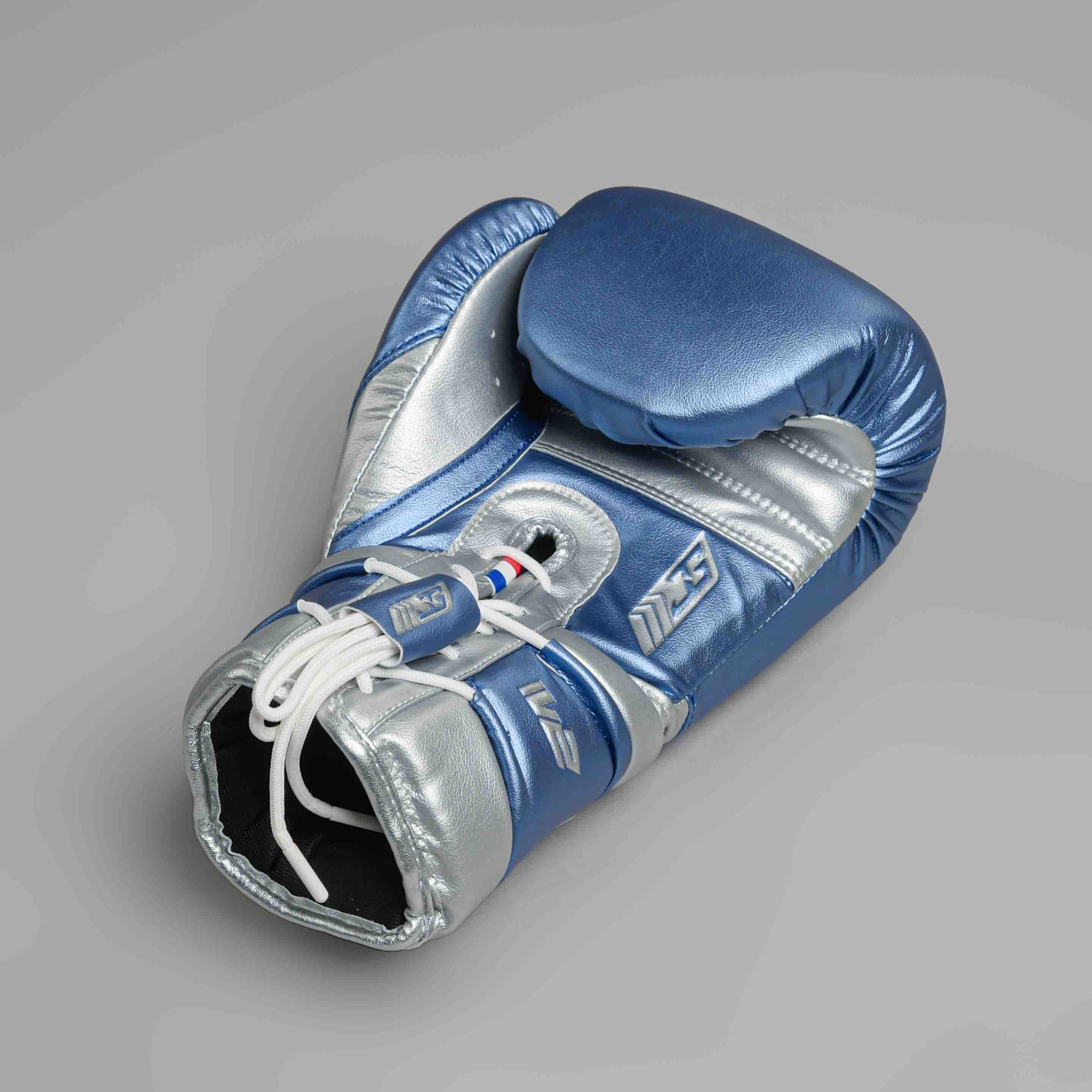 JOYAGEAR PERFORMANCE V2 LACES BOXING GLOVES Blue/Silver